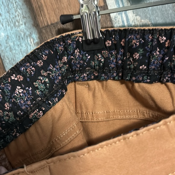 American Sweetheart 24W brown cotton elastic waist pants - Picture 10 of 15